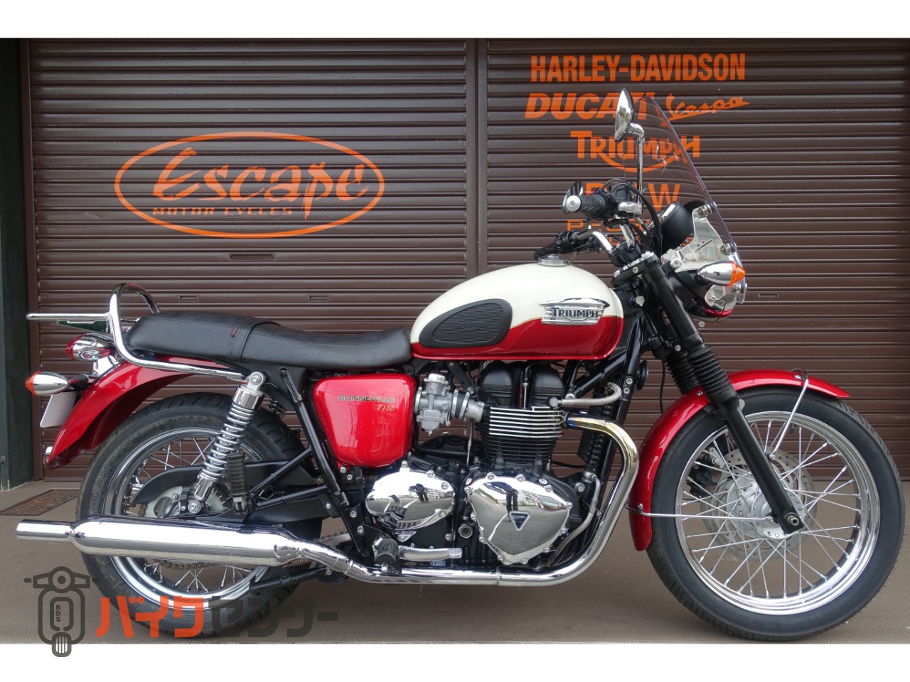 トライアンフボンネビルT100 純正リアサス 約340〜345mm bitubo