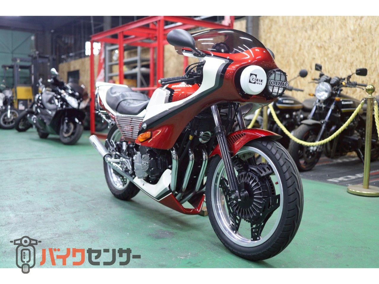 当時物 HONDA CBX J-special カウル セット カフェレーサー ホンダ CBX400F カフェレーサー仕様 井上フルカウル RPM CIBIE
