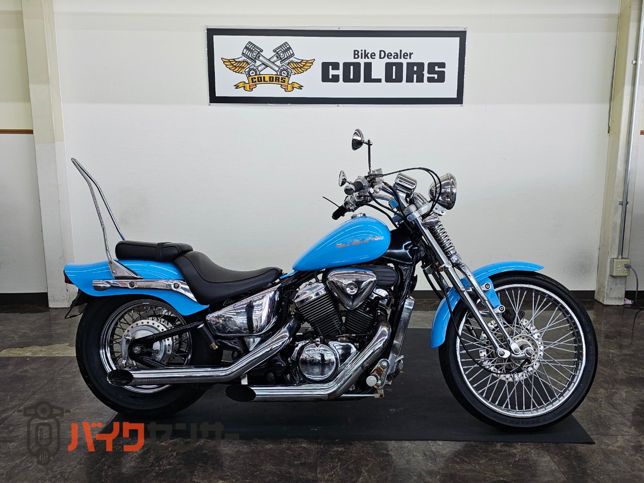 ホンダ スティード400VLS 純正スプリンガーフォーク カスタムカラー 