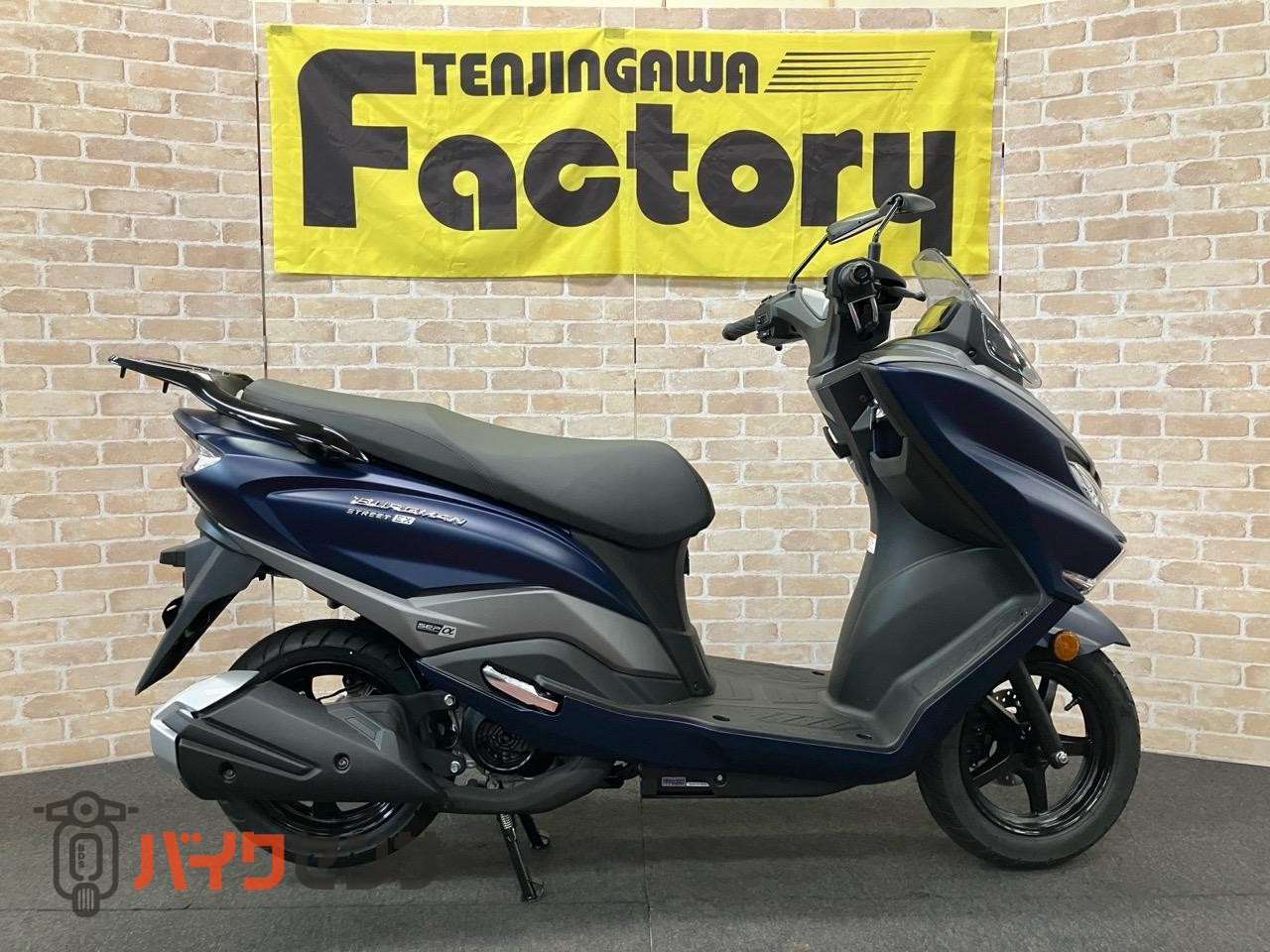 バーグマンストリート125EX 　M6モデル　SEPエンジン　アイドリングストップ　リアキャリア　サイドスタンド_2