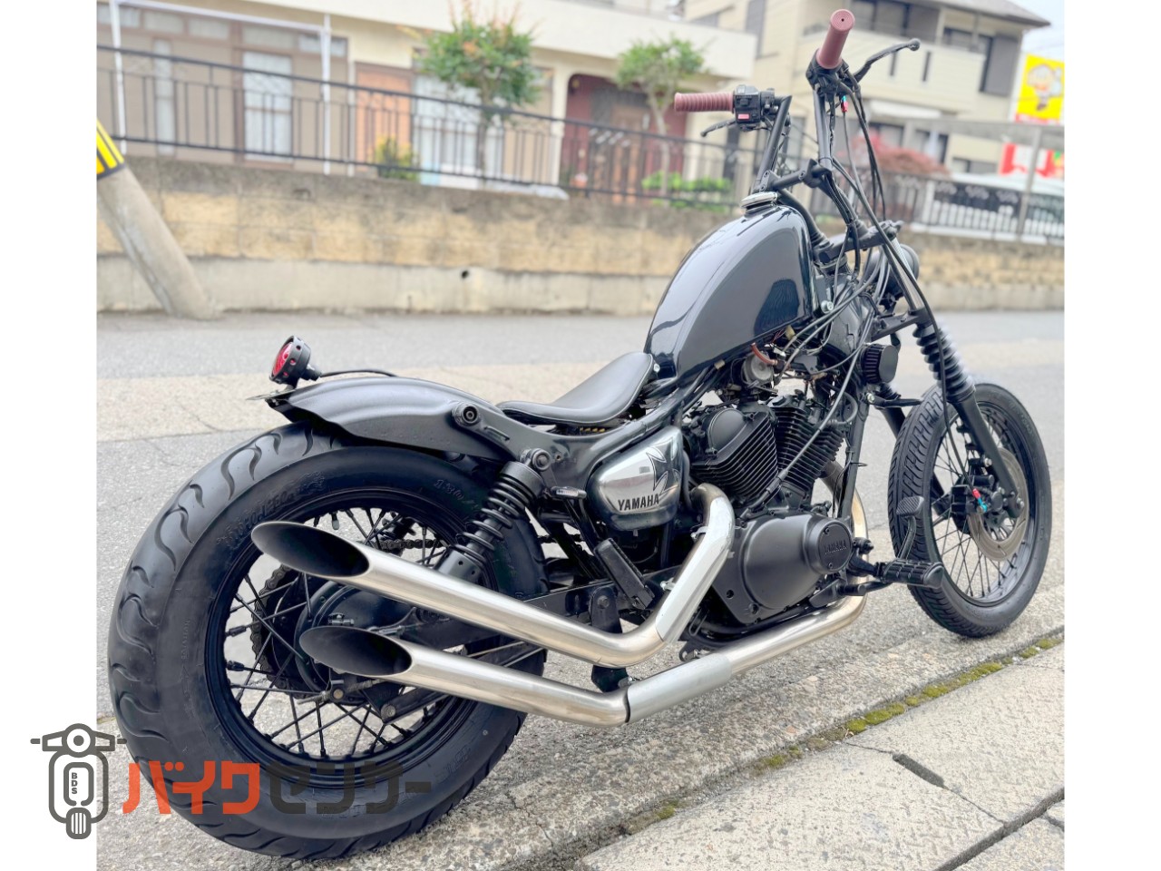 ゆーと　ビラーゴ250用チークバー　超ゴツパワー　送料無料 ヤマハ 【動画有り】ビラーゴ250流れるウインカーT＆F製SSタンク