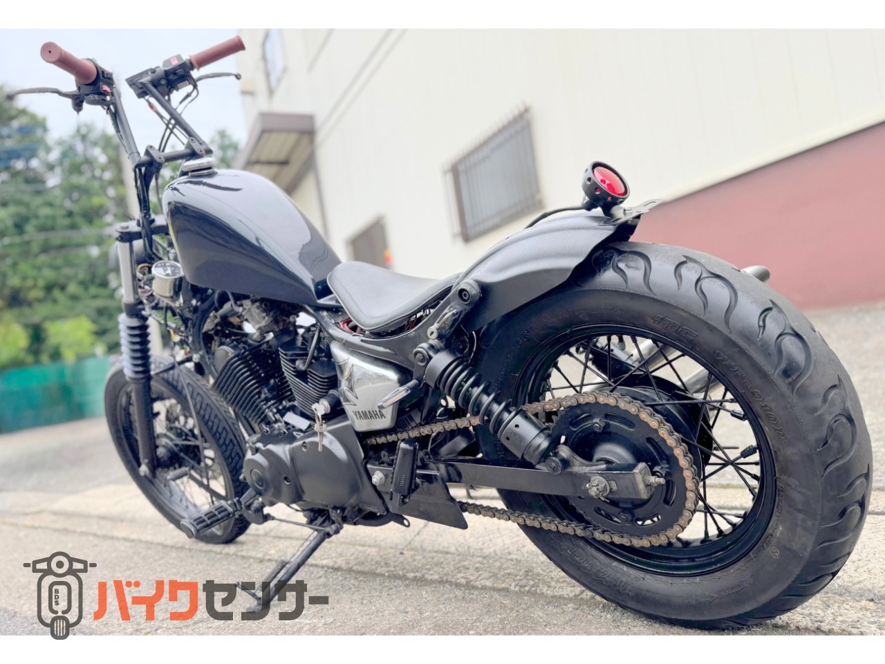 ヤマハ 【動画有り】ビラーゴ250流れるウインカーT＆F製SSタンク