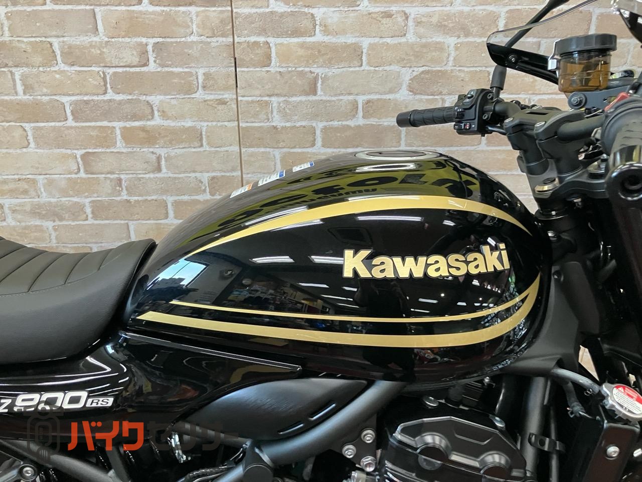 Z900RSカフェ　　ローシート加工　ステップブラケット装備　メタリックディアブロブラック ABS ETC 倒立フォーク_27
