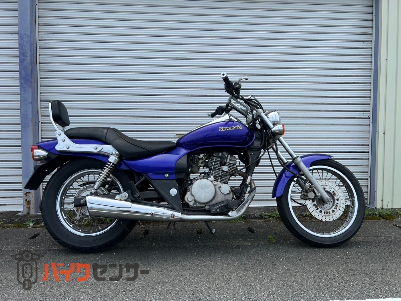 【購入用】エリミネーター125cc 後期モデル H30年自賠責込み④ カワサキ エリミネーター125 ブルー ノーマル バックレスト B509910