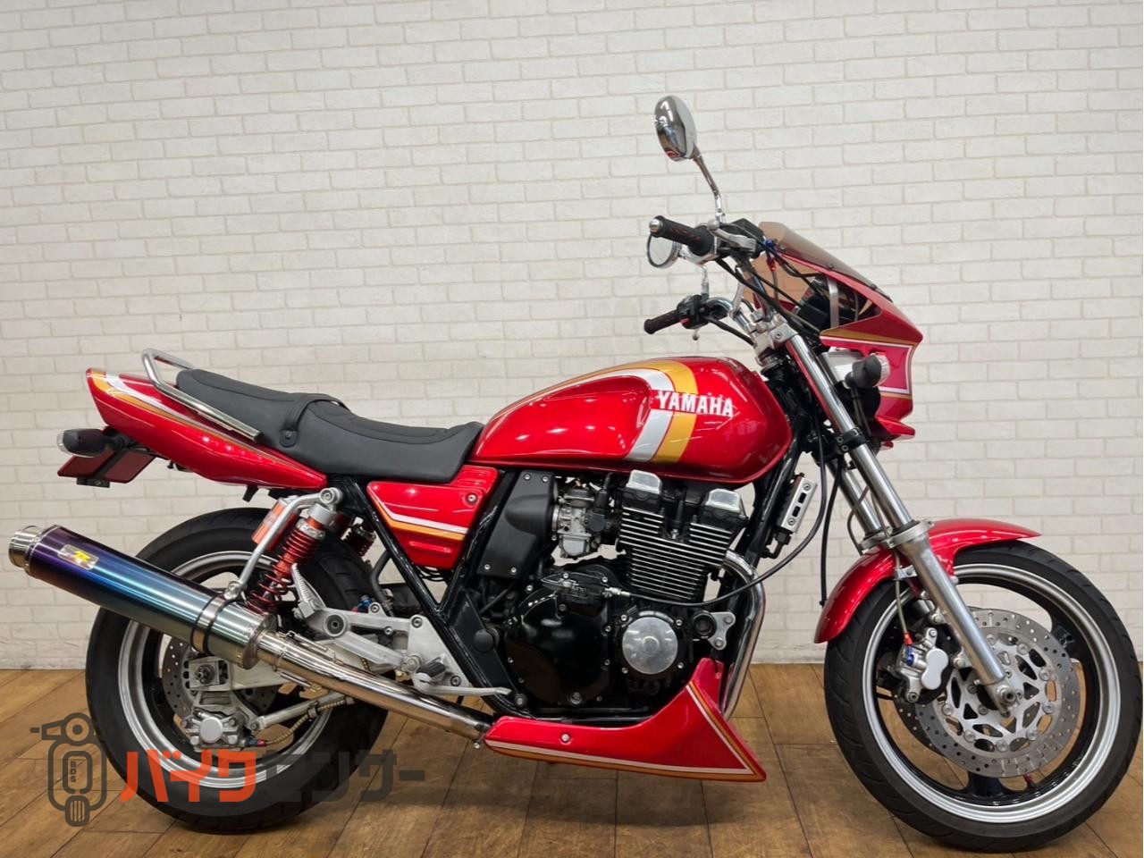 ヤマハ XJR400 リアライズマフラー Rサス ビキニカウル アンダー
