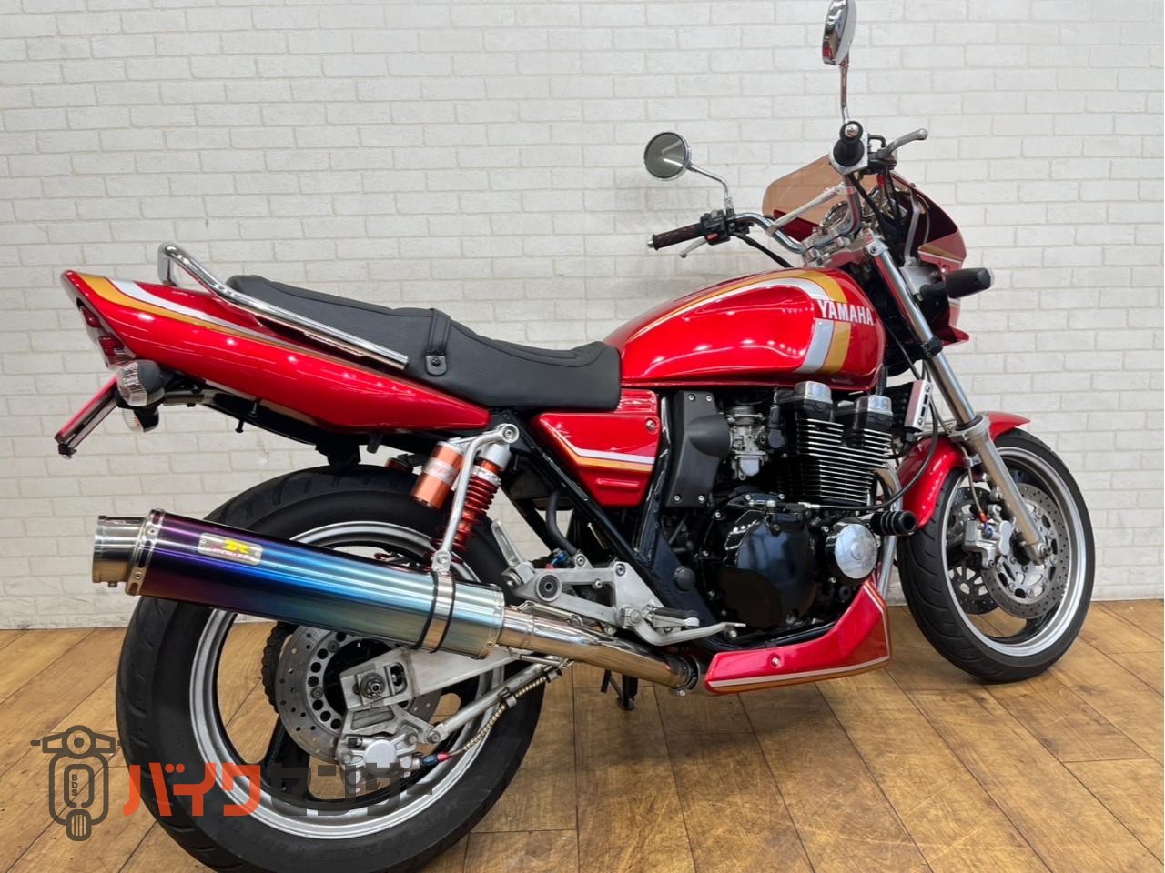 ヤマハ XJR400 リアライズマフラー Rサス ビキニカウル アンダー