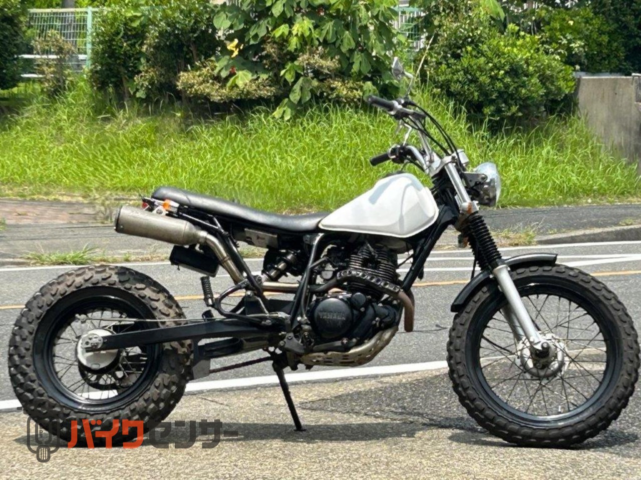 NO.3830 TW200 ロンスイ スカチューン スーパーサウンドマフラー