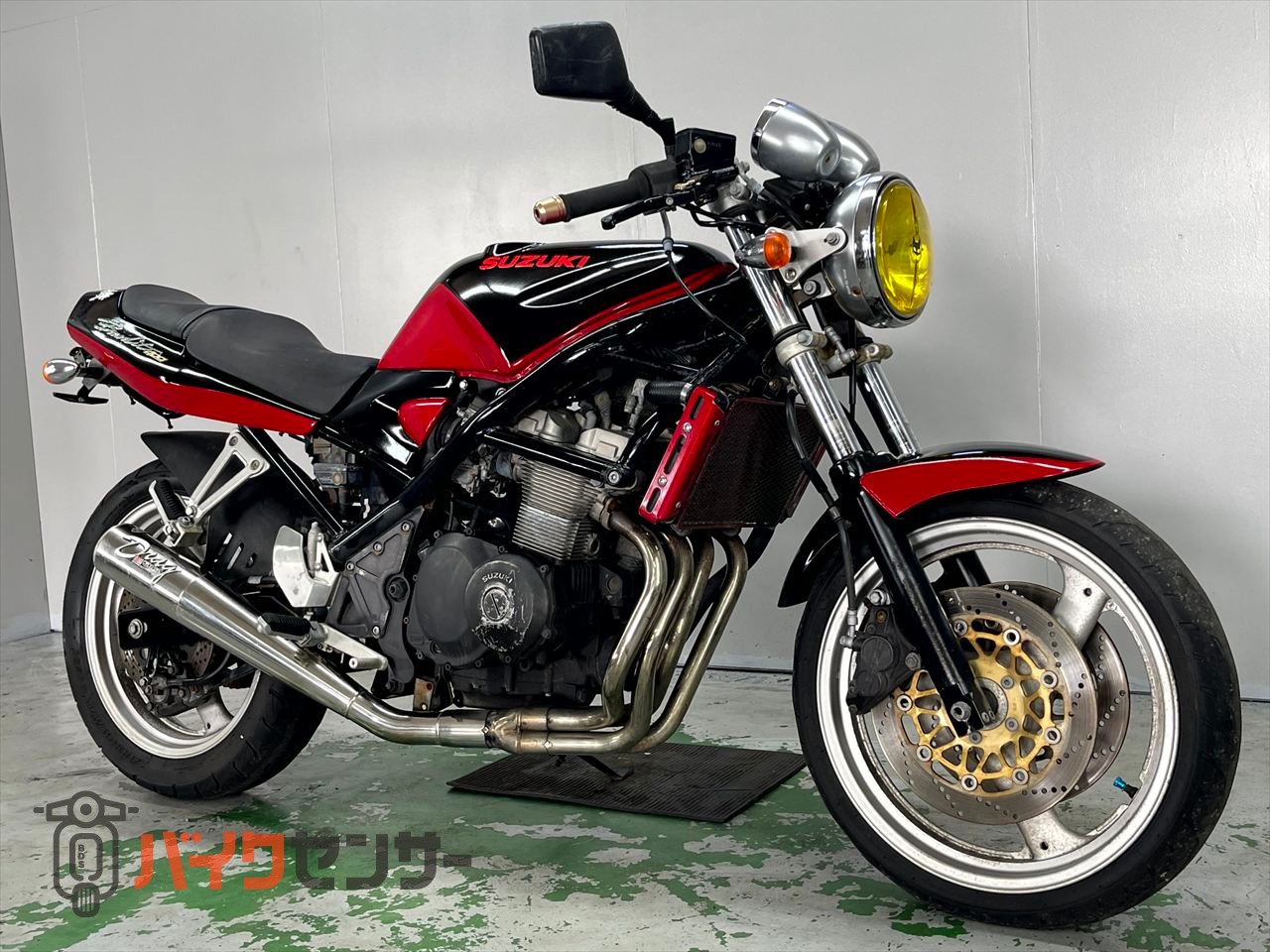 βO28 スズキ バンディット400V LTD GK75A (H4年式) 純正 フロントフォーク 曲り無し 左右セット 全長約86cm インナー径φ41