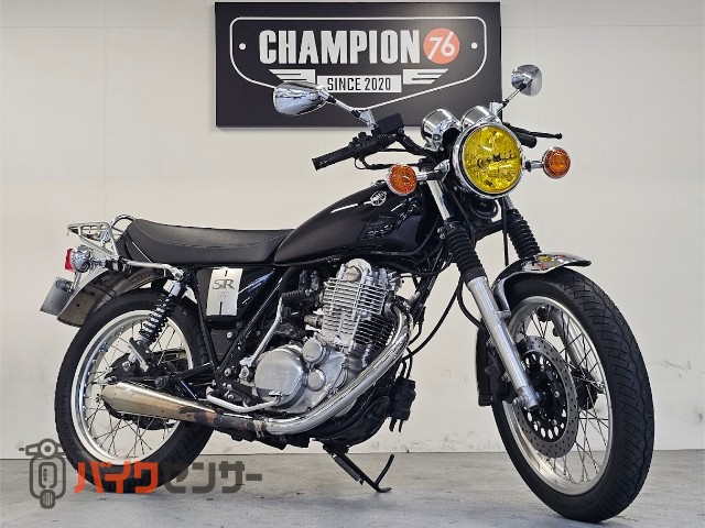 SR400  ＧＯＯＤＳスリップオンマフラー　グリップヒーター　マーシャルヘッドライト　リアキャリア　オイル油温計　ＥＴＣ