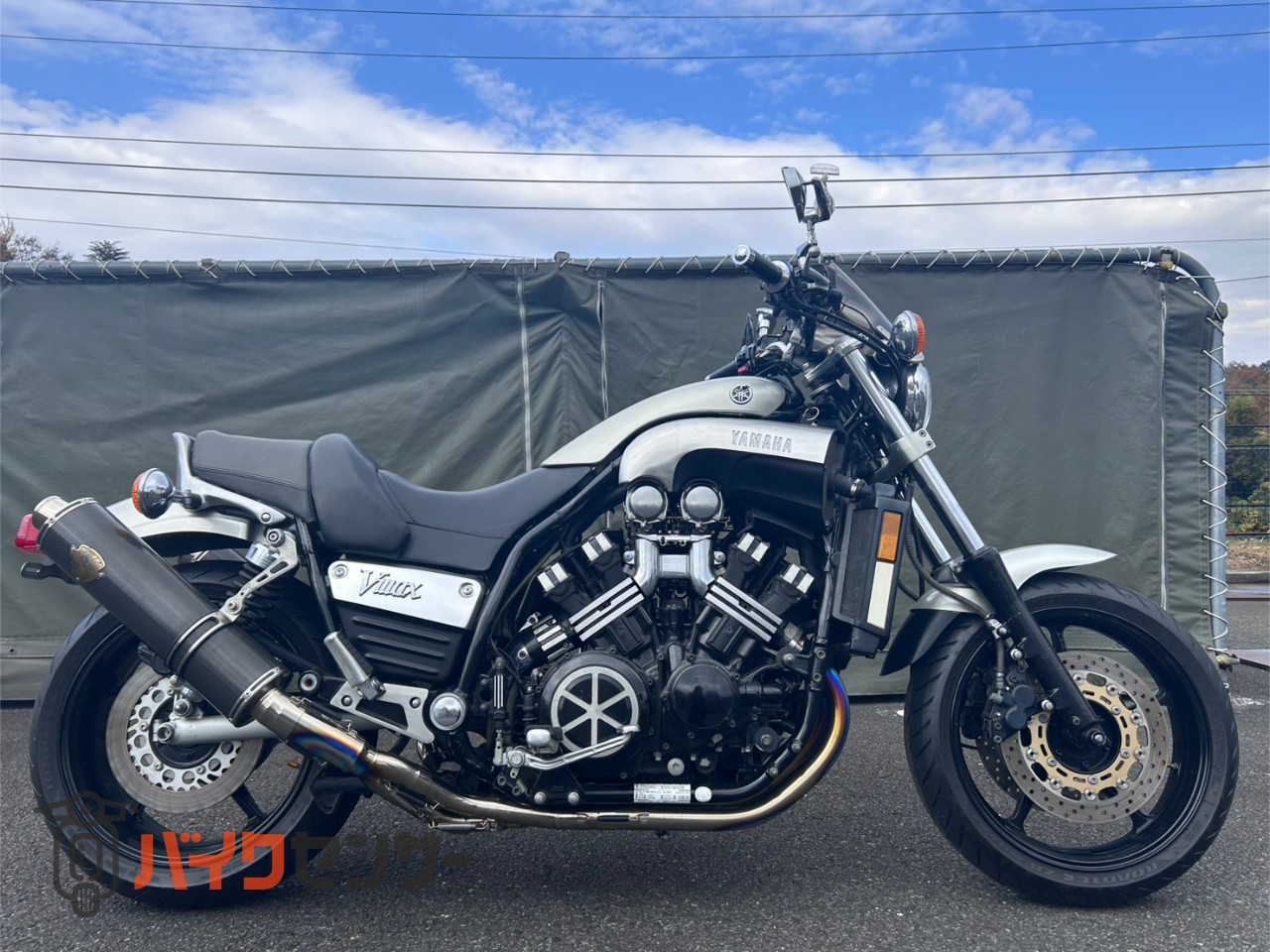 ヤマハ VMAX 1200 動画あり r's gear製WYVERNマフラー Bremboラジアル