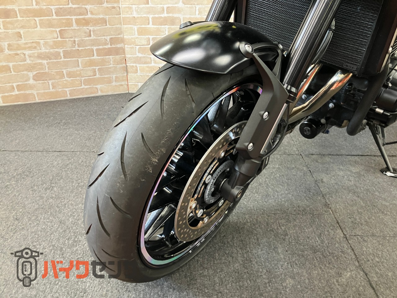 Z900RSカフェ マットブラック塗装　アエラ　ステップ　コアガード　ロングテール　PMCクリアテール　ハイサイダーミラー　モリワキガード_29