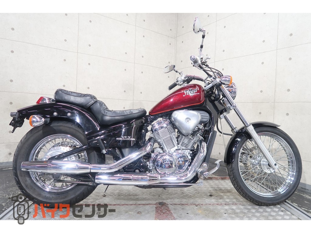 ホンダ スティード600 PC21 サドルバッグサポート バックレ