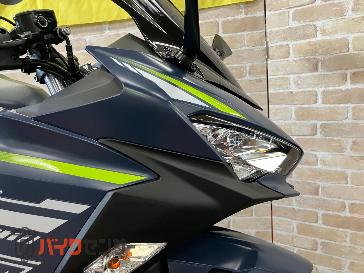 NINJA400　WR'Sマフラー　マウントバー　グリップヒーター　スモークスクリーン_6