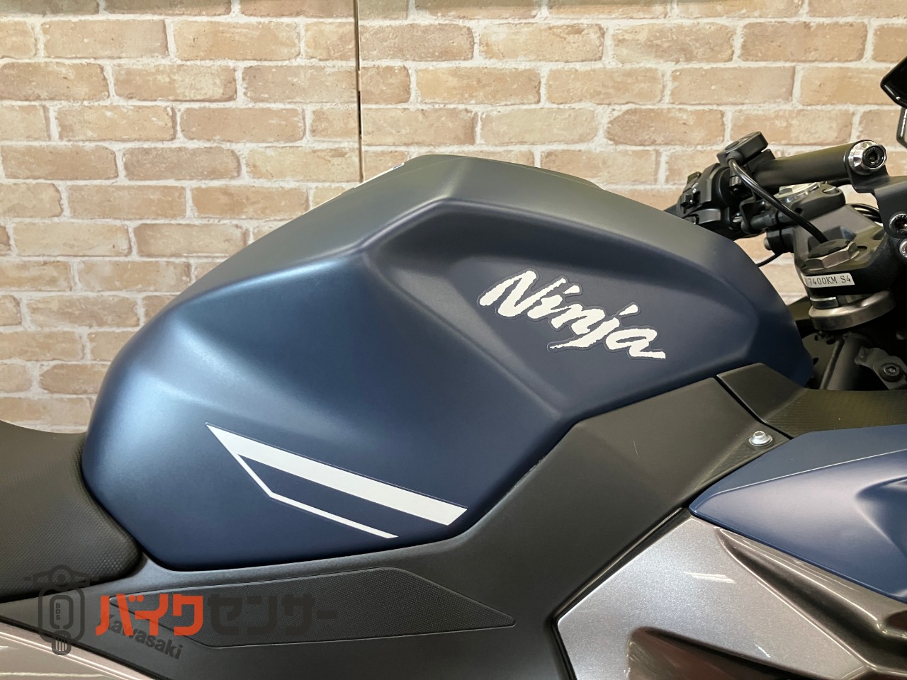 NINJA400　WR'Sマフラー　マウントバー　グリップヒーター　スモークスクリーン_8