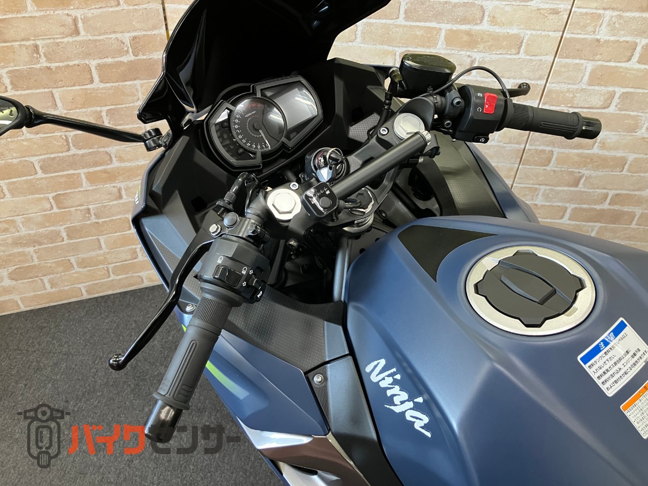 NINJA400　WR'Sマフラー　マウントバー　グリップヒーター　スモークスクリーン_21