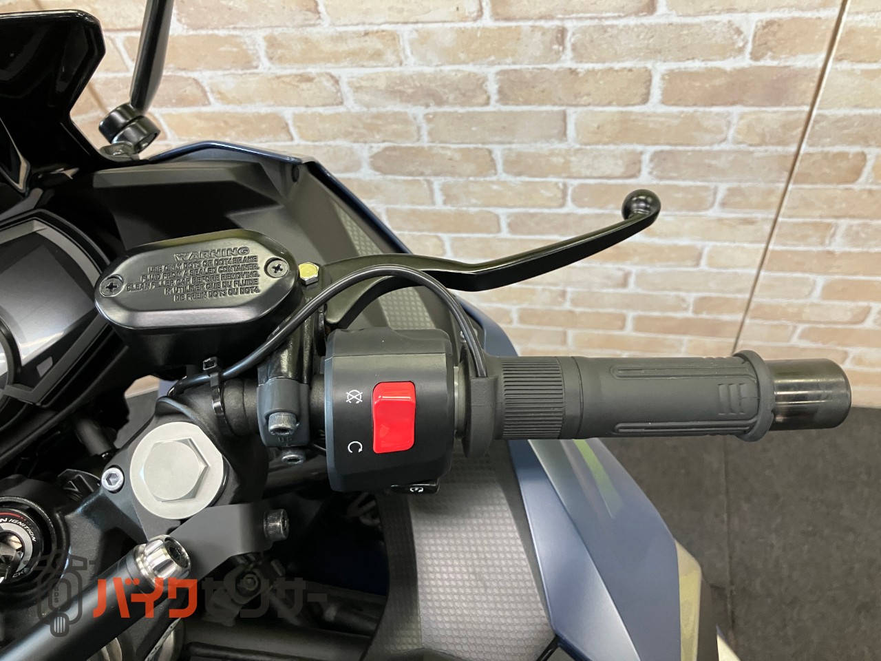 NINJA400　WR'Sマフラー　マウントバー　グリップヒーター　スモークスクリーン_24