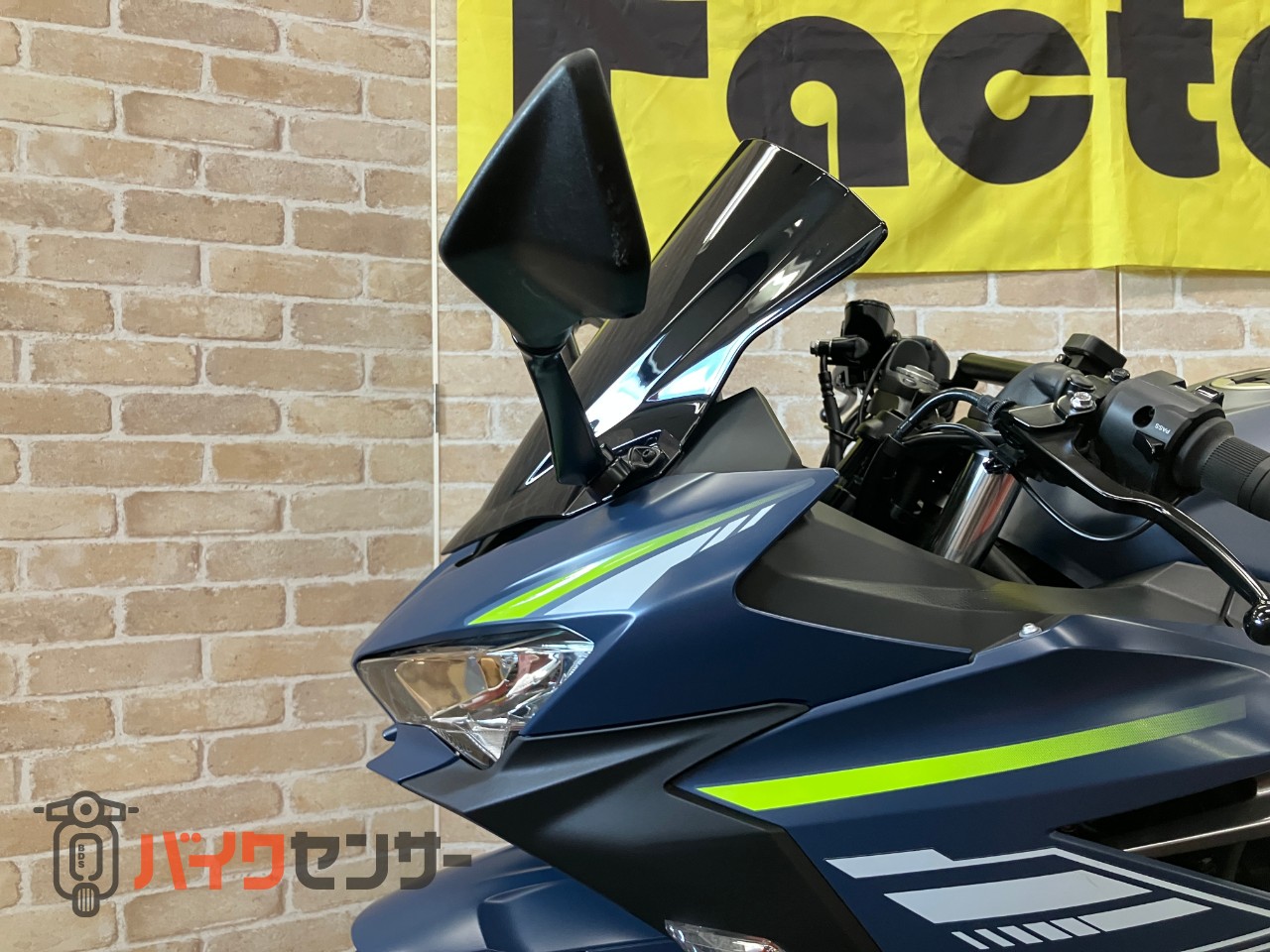 NINJA400　WR'Sマフラー　マウントバー　グリップヒーター　スモークスクリーン_26
