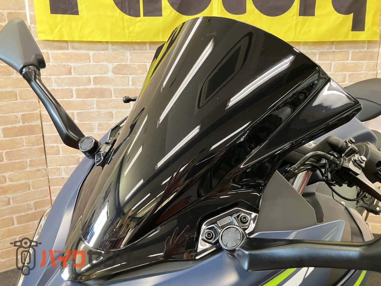 NINJA400　WR'Sマフラー　マウントバー　グリップヒーター　スモークスクリーン_34