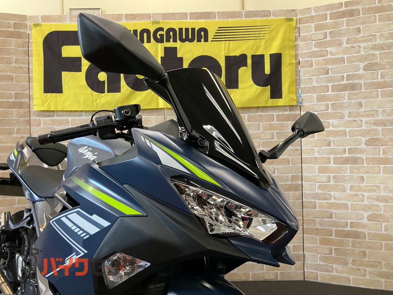 NINJA400　WR'Sマフラー　マウントバー　グリップヒーター　スモークスクリーン_39