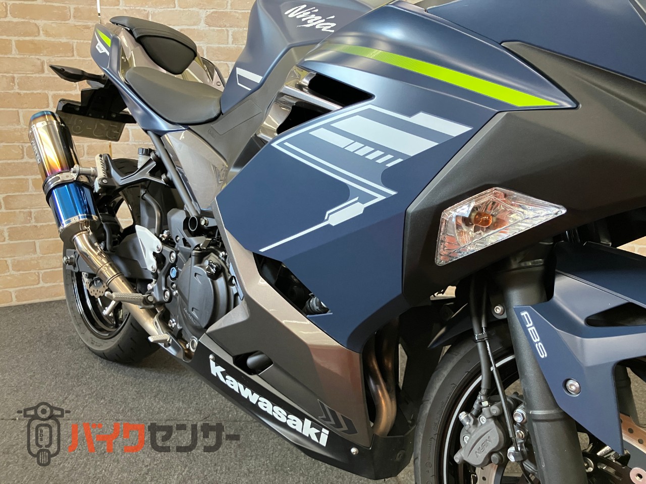 NINJA400　WR'Sマフラー　マウントバー　グリップヒーター　スモークスクリーン_41