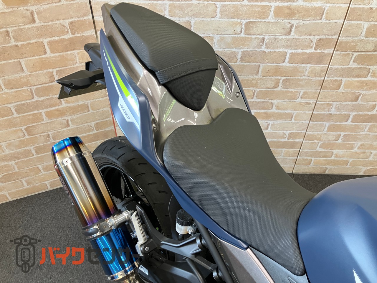 NINJA400　WR'Sマフラー　マウントバー　グリップヒーター　スモークスクリーン_42