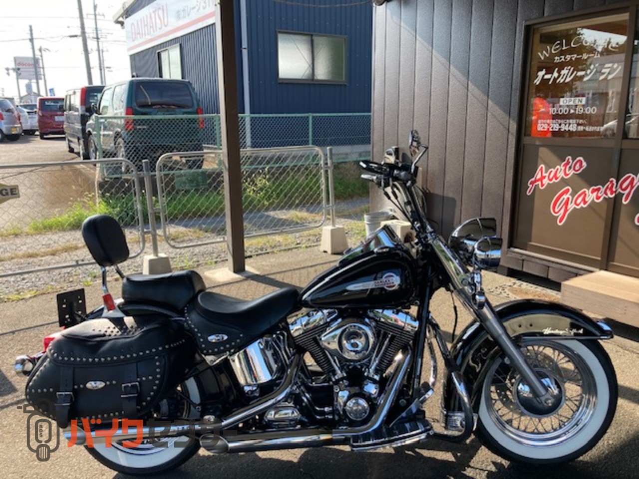 ハーレー　TC88 キャブ用　FLSTF1450用フルエキマフラー Original Sideturnout Exhaust for 84~06 TC88/オリジナル 84~06