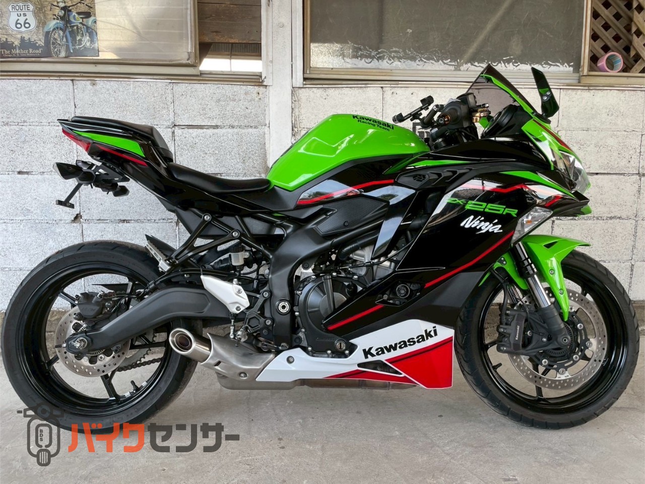 カワサキ 【動画有り】NINJA ZX-25R 社外ミラー フェンダーレス