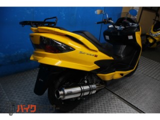 スカイウェイブ250 タイプM　ＣＪ４５Ａモデル　カスタムマフラー　キャリア付き[img10]