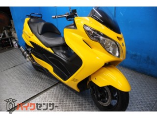 スカイウェイブ250 タイプM　ＣＪ４５Ａモデル　カスタムマフラー　キャリア付き[img11]