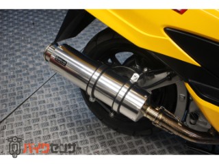 スカイウェイブ250 タイプM　ＣＪ４５Ａモデル　カスタムマフラー　キャリア付き[img27]