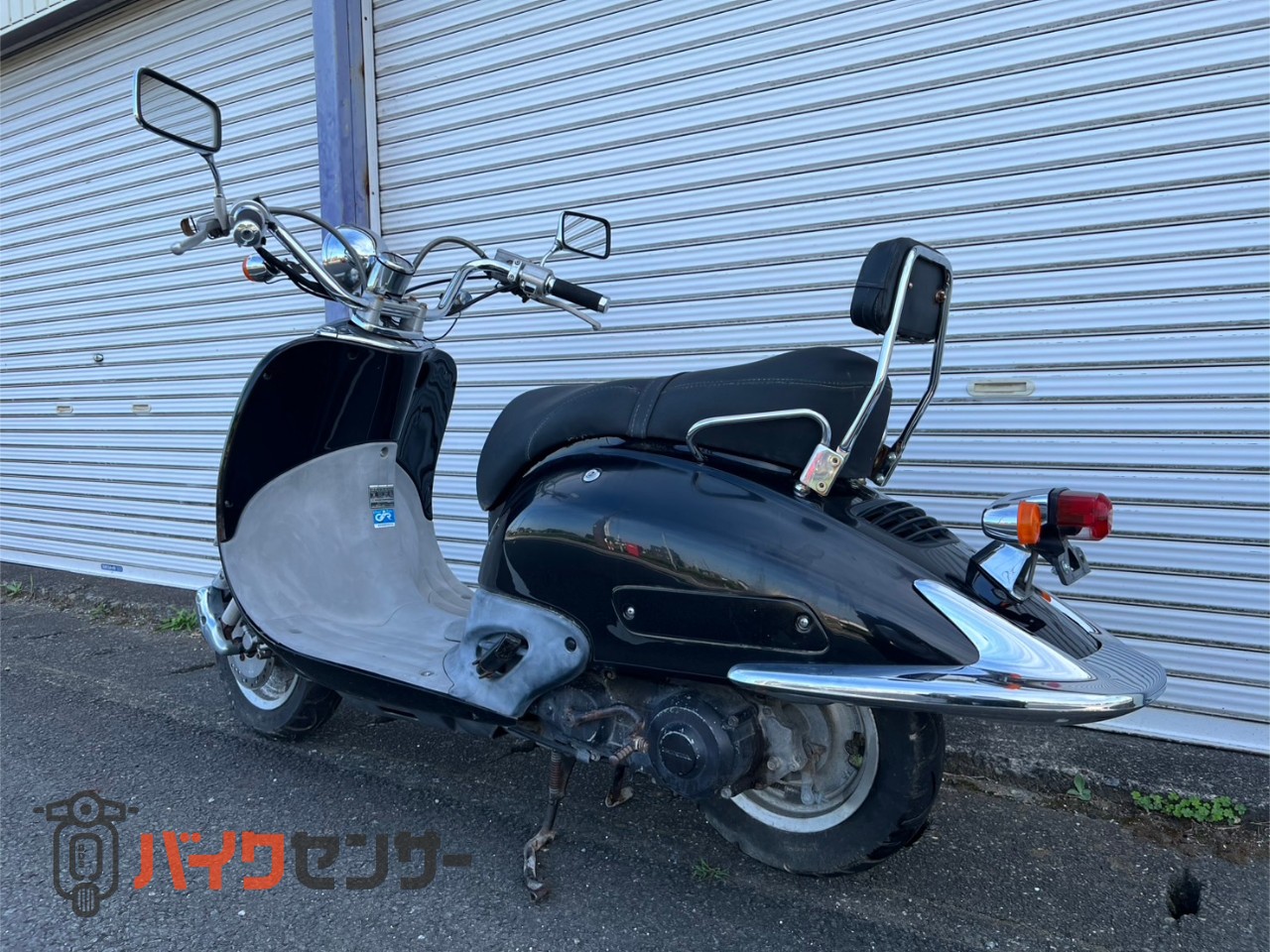 ホンダ ジョーカー90 ブラック バックレスト レトロ ノーマル B532853