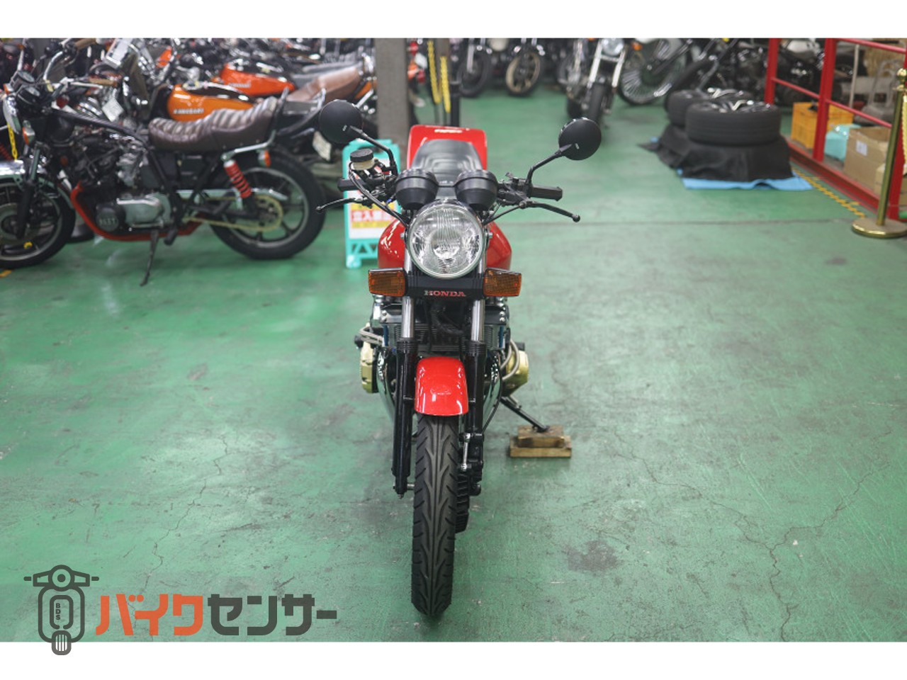 ホンダ CBX400F フル国内物 赤ソリッド エンジンOH済 パウダーコート
