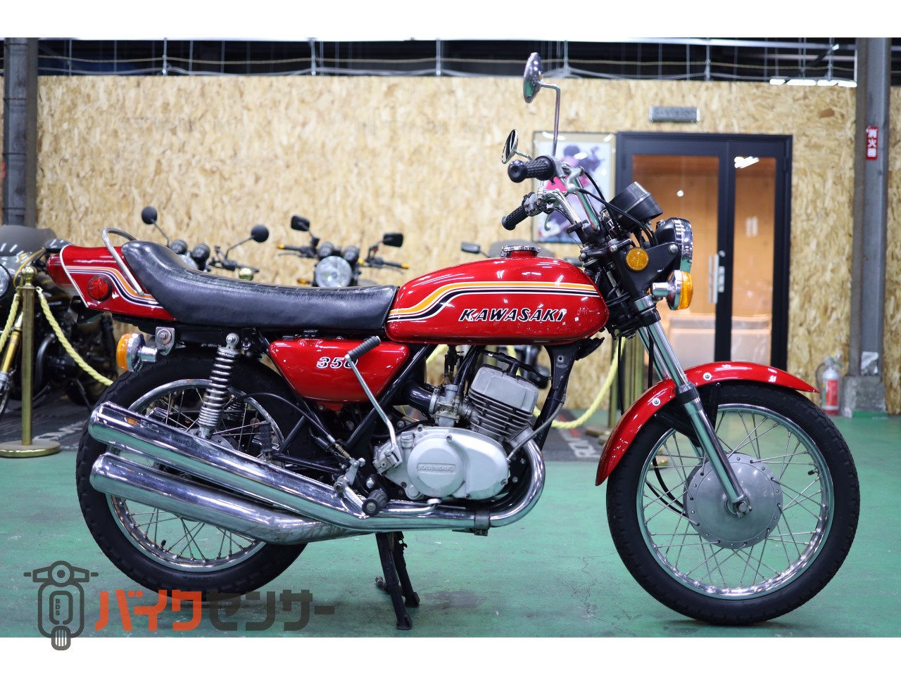 カワサキ 350SS 最初期モデル マッハ 赤レインボー レストア済み
