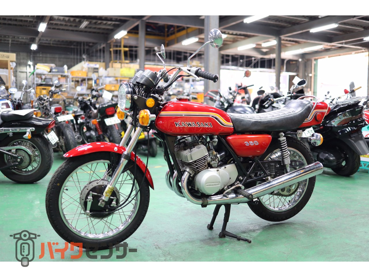 カワサキ 350SS 最初期モデル マッハ 赤レインボー レストア済み