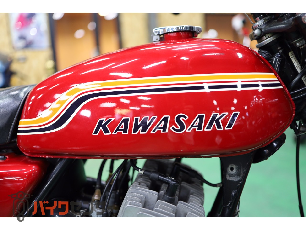 カワサキ 350SS 最初期モデル マッハ 赤レインボー レストア済み