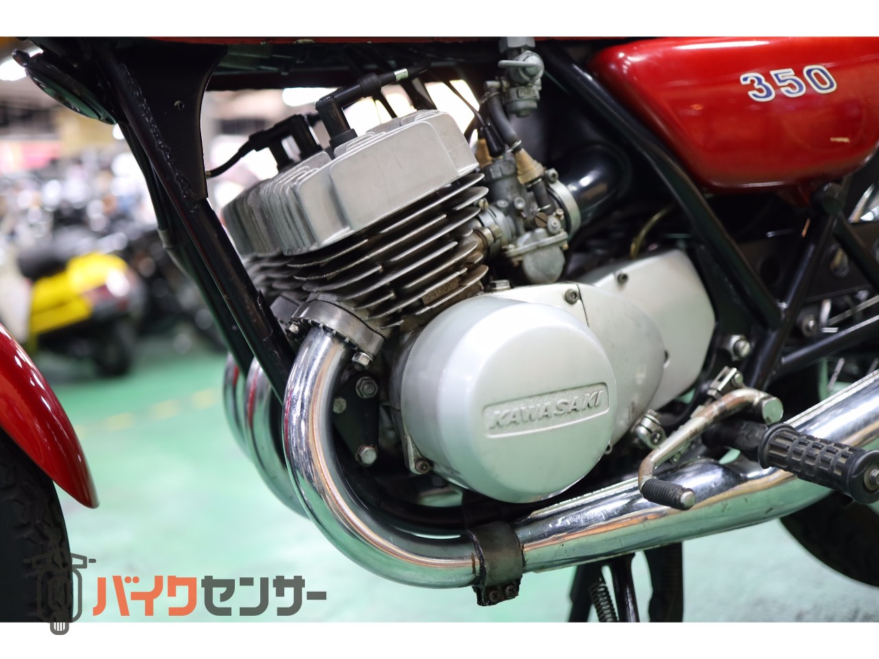 カワサキ 350SS 最初期モデル マッハ 赤レインボー レストア済み