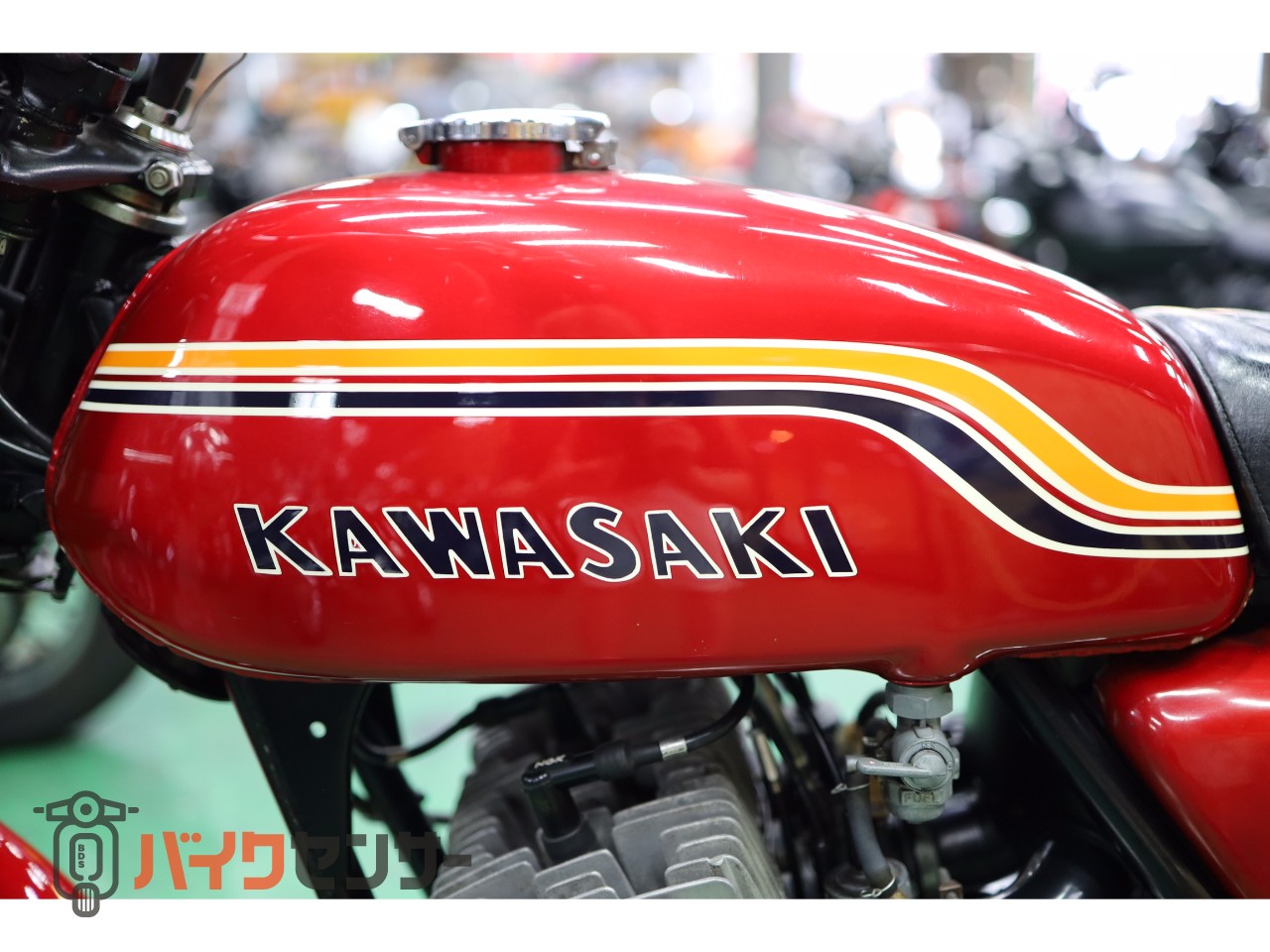 カワサキ 350SS 最初期モデル マッハ 赤レインボー レストア済み