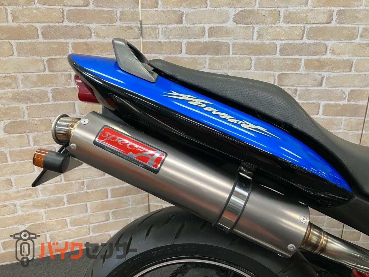 HORNET250　DX ヤマモトスリップオン　フェンダーレス　ウインカーカスタム_6