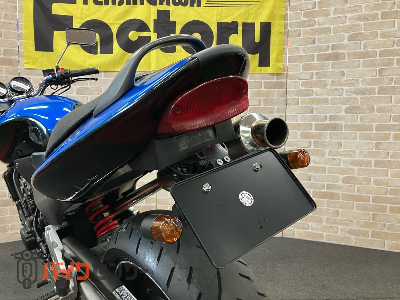 HORNET250　DX ヤマモトスリップオン　フェンダーレス　ウインカーカスタム_33