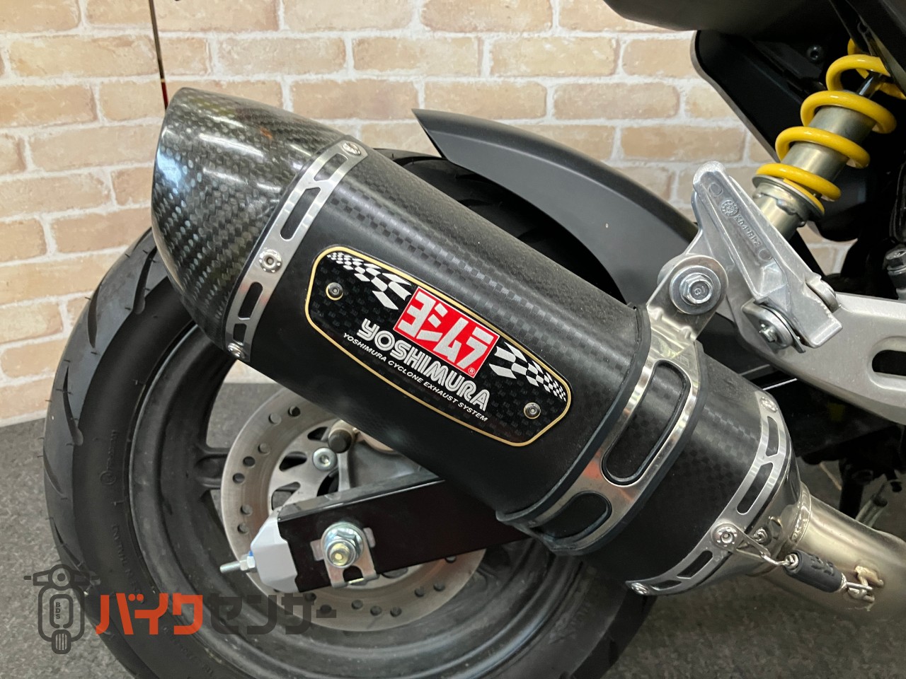 グロム　5速ミッション　JC92　ヨシムラカーボンマフラー　フェンダーレス　ミラーカスタム済み_9