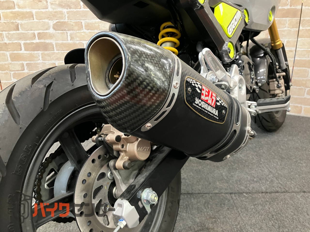 グロム　5速ミッション　JC92　ヨシムラカーボンマフラー　フェンダーレス　ミラーカスタム済み_13
