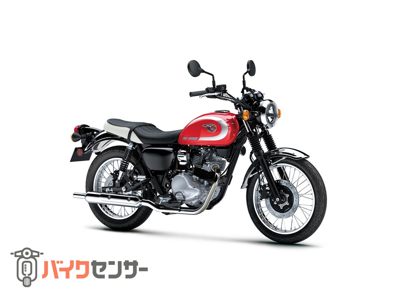 カワサキ W230 新車最新2026モデル きれいなレッド B537321| BDS