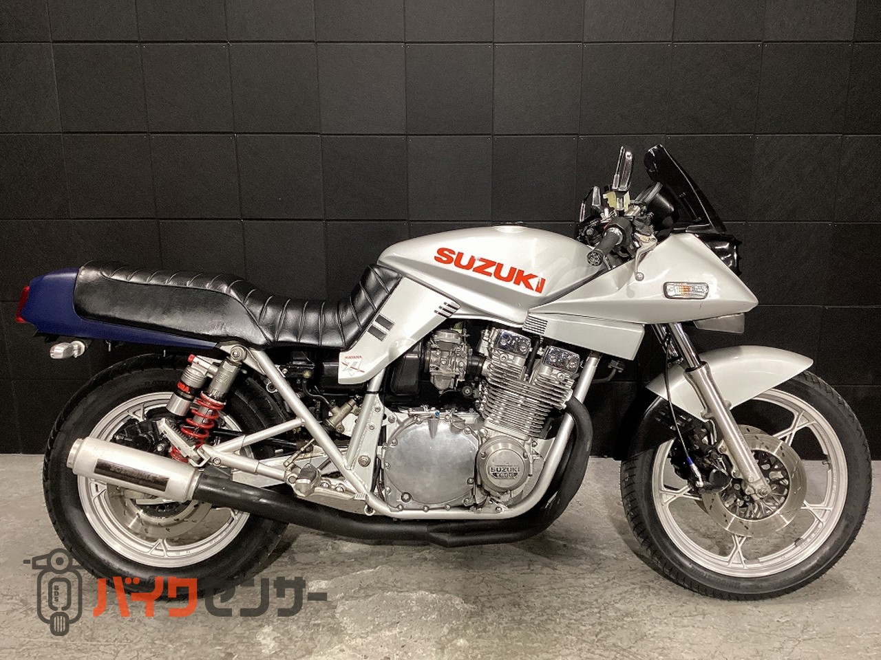 スズキ GSX1100S KATANA 前後タイヤ新品！・ヨシムラマフラー