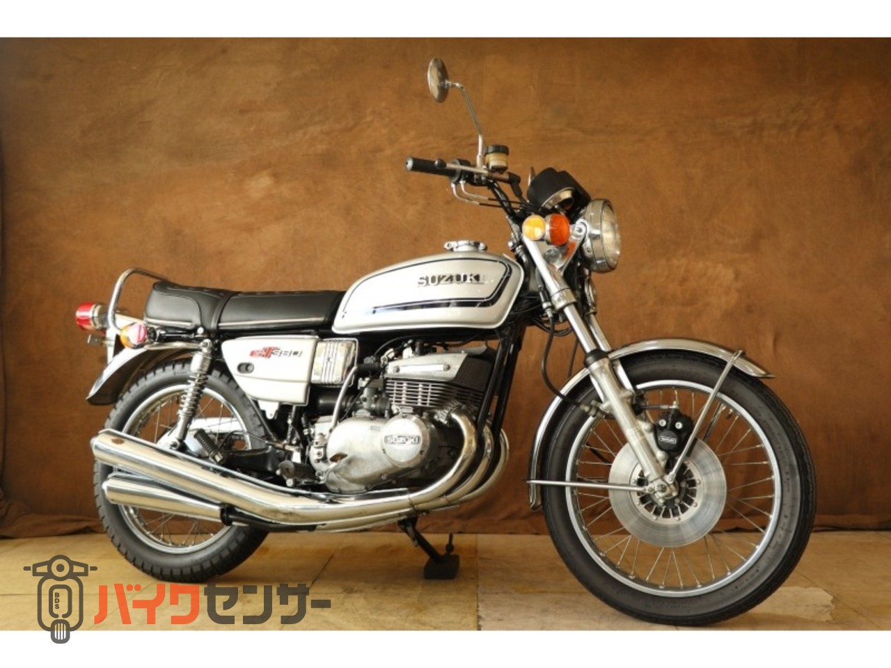 gt380純正マフラー SUZUKI GT380 純正ノーマルマフラー 旧車 2本