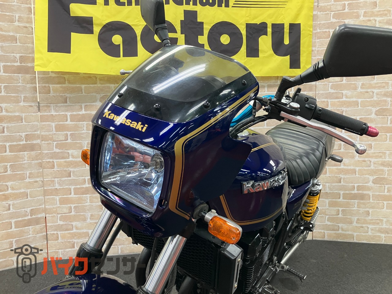 ZRX400　ＺＲＸ４００　マーク２カラー＆ゴールドホイールオリジナルペイント　モリワキショート　マルチリフレクター　社外リアサス_29