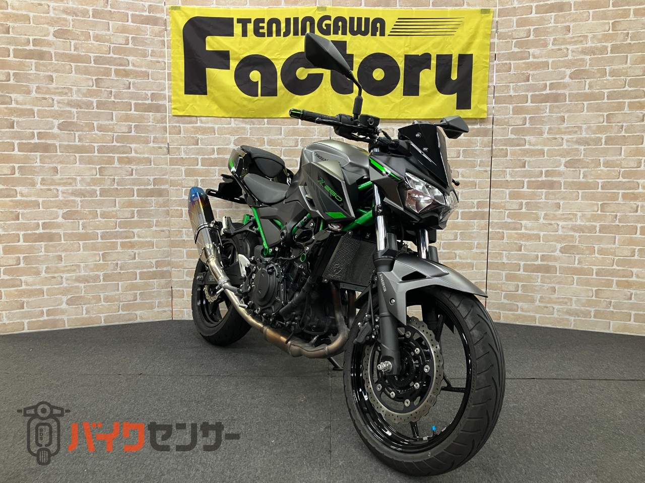 Z250 トリックスターイカヅチサイレンサー_2