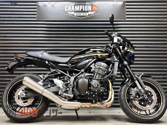 Z900RSカフェ メタリックディアブロブラック　ラジエーターガード　スマホホルダー　スペアキー付属　ＥＴＣ２．０