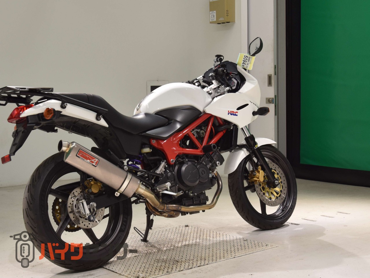 VTR250F　YAMAMOTOフルエキゾースト　ハイパープロサスペンション　アジャスタブルセパレートハンドル_4