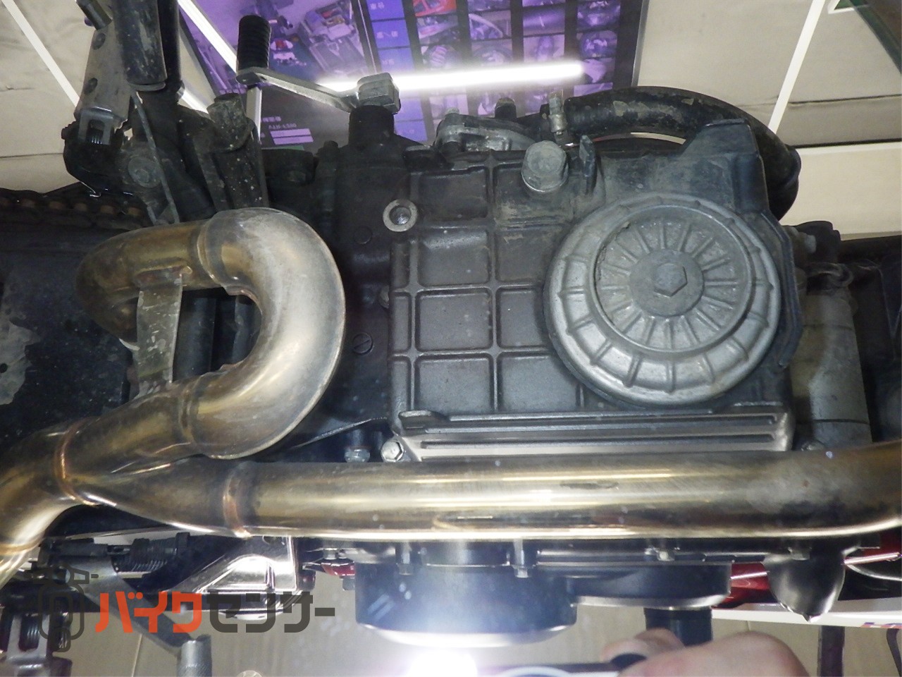 VTR250F　YAMAMOTOフルエキゾースト　ハイパープロサスペンション　アジャスタブルセパレートハンドル_7