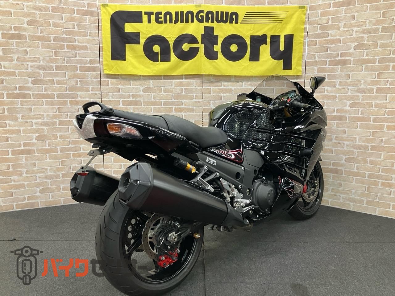 NINJA ZX-14R スペシャルエディション　オーリンズ　ゲイルスピード　GP-1S　OVER　バックステップ_4